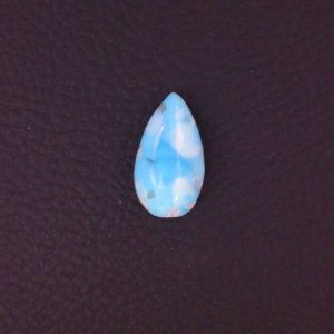 Cabochon Larimar AA – Goutte des Caraïbes (pièce unique)