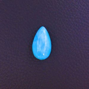 Cabochon Larimar AAA – Goutte des Caraïbes (pièce unique)