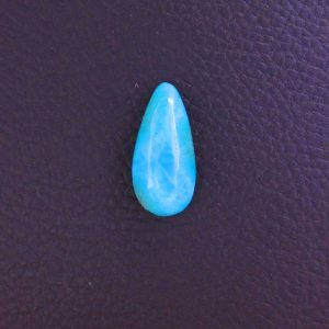 Cabochon Larimar AAA – Goutte des Caraïbes (pièce unique)