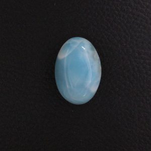 Cabochon Larimar AA – Ovale des Caraïbes (pièce unique)