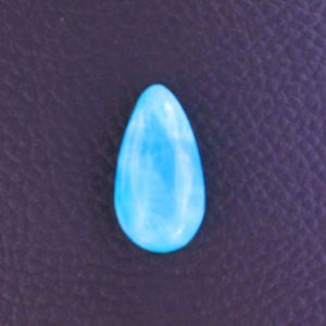 Cabochon Larimar AAA – Goutte des Caraïbes (pièce unique)