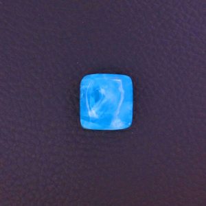 Cabochon Larimar AAA – Rectangle des Caraïbes (pièce unique)