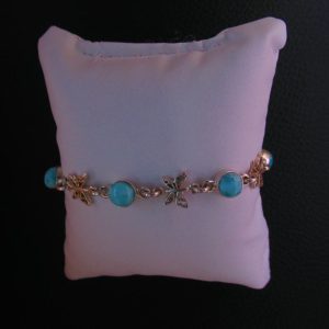 Bracelet Papillon – Larimar et Argent 925