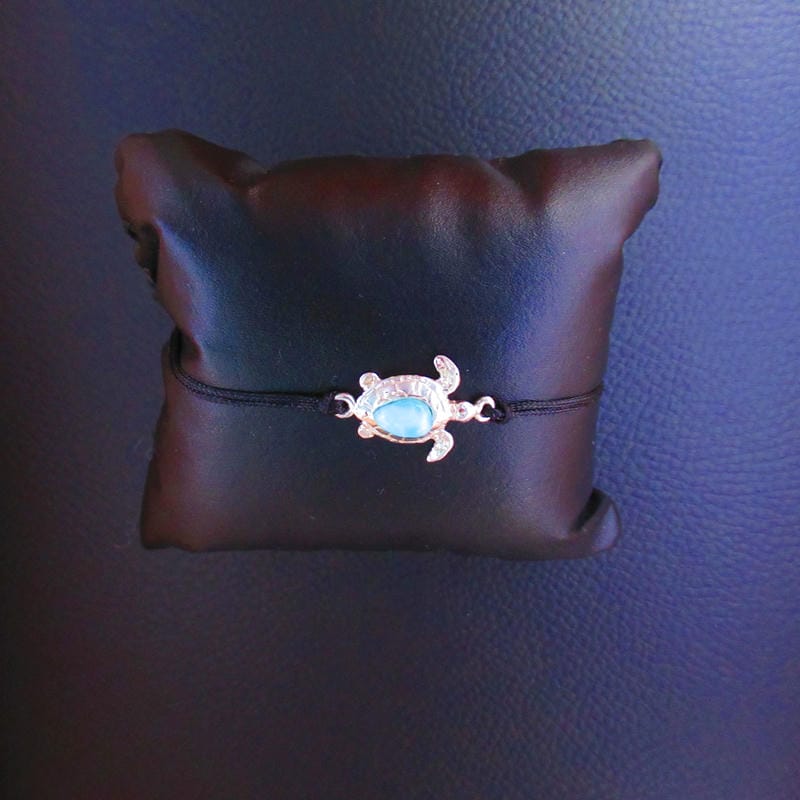 Bracelet Tortue – Larimar et Argent 925