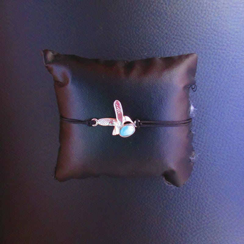 Bracelet Colibri – Larimar et Argent 925